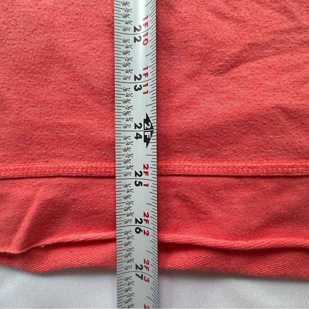 Active long sleeve lightweight orange‎ coral lace up pullover hoodie women’s 1x - Picture 7 of 10